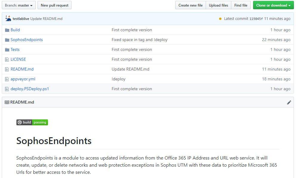 SophosEndpoints on GitHub